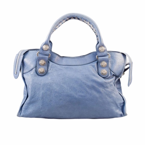 ❌SOLD❌Balenciaga Agneau City Bag Blue - Picture 3 of 14